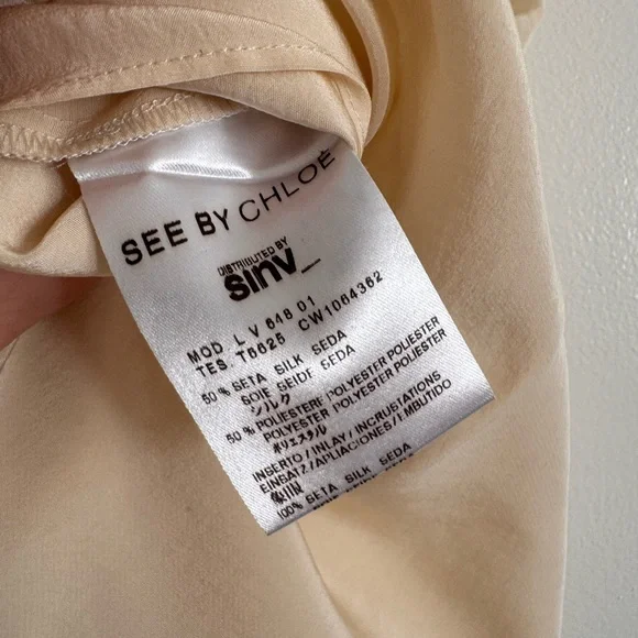 See By Chloe Cream Mini Dress - Picture 4 of 13